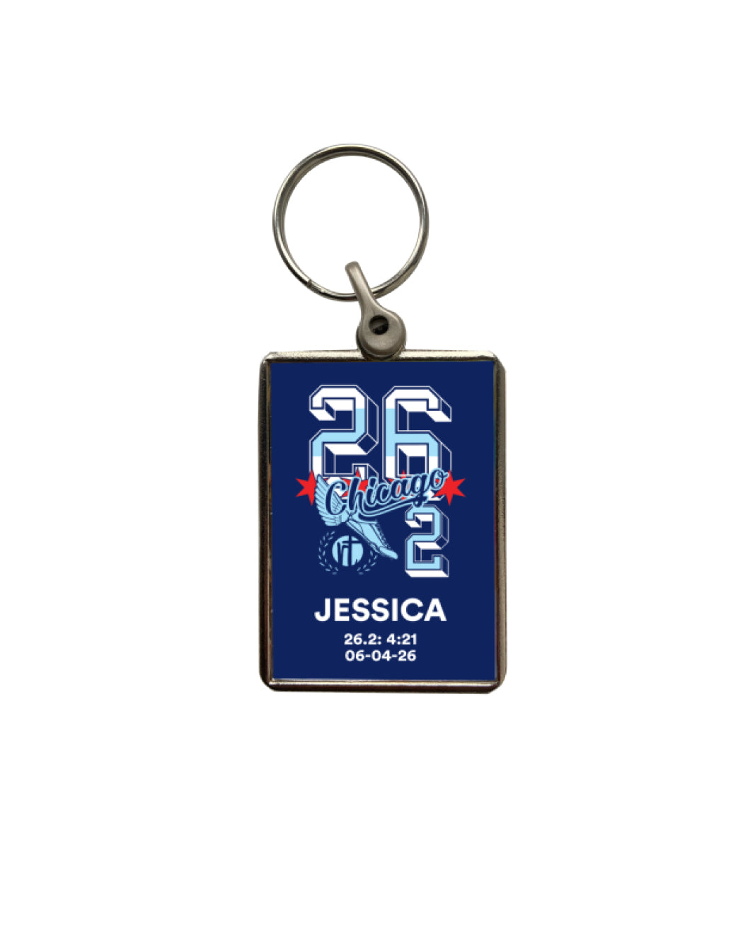 Dome Metal Keyring