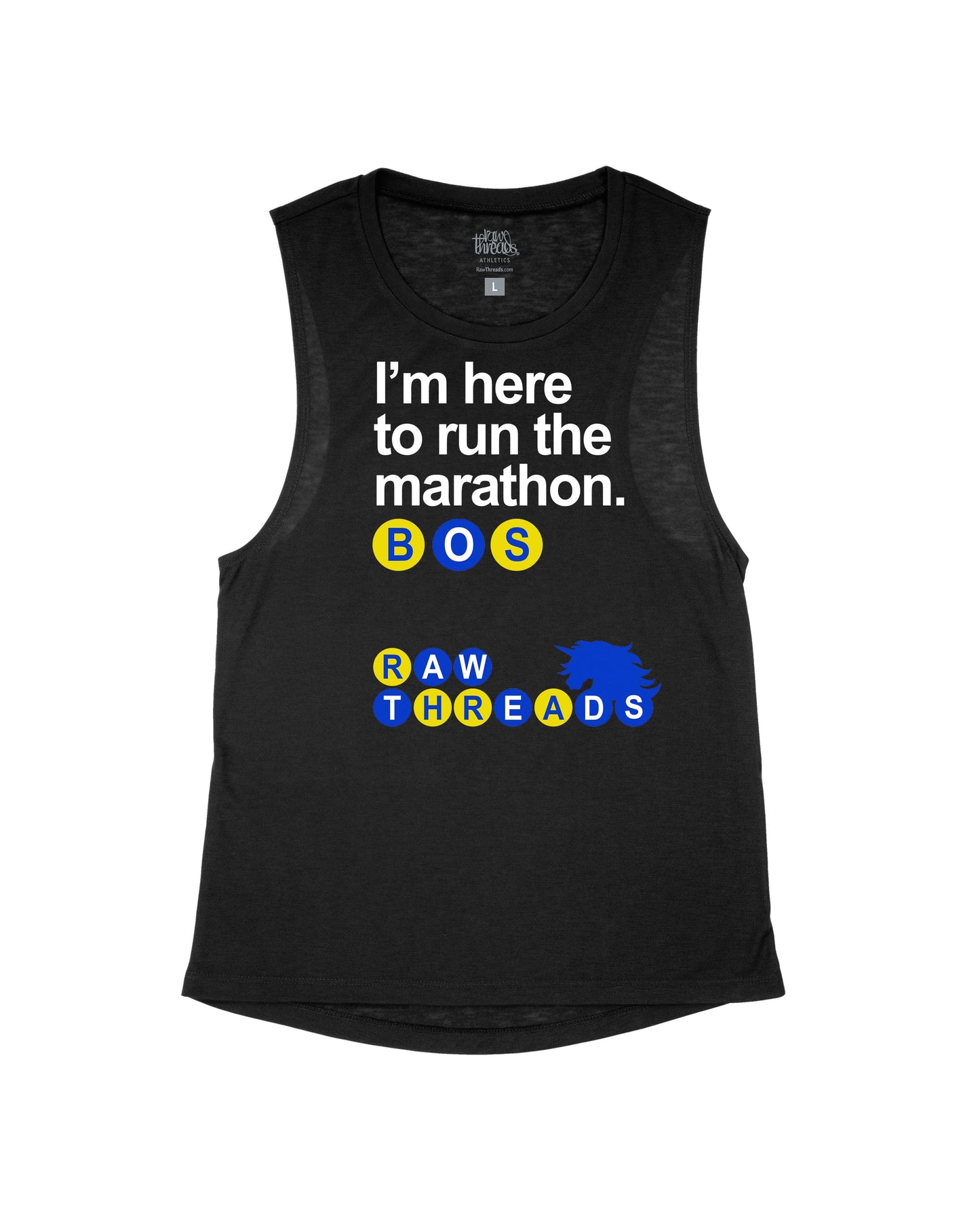 Boston I'm here to Run the Marathon