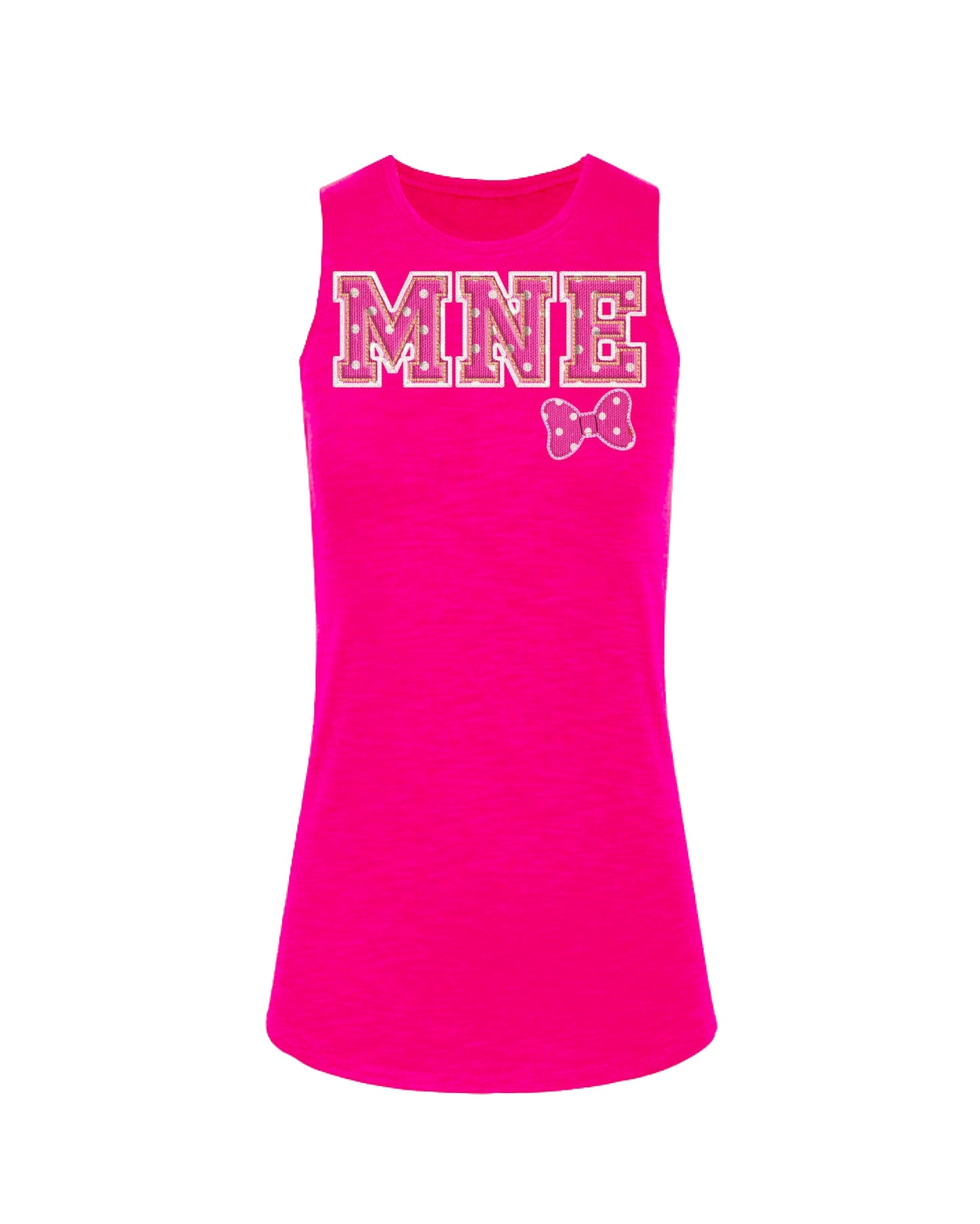 MNE Pink Sorority Letters