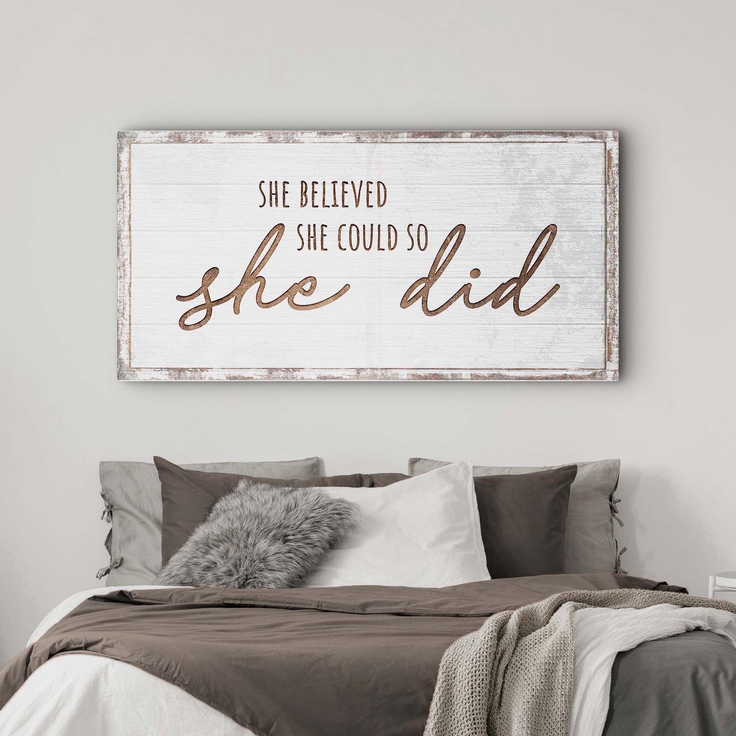 She Believed She Could So She Did Sign