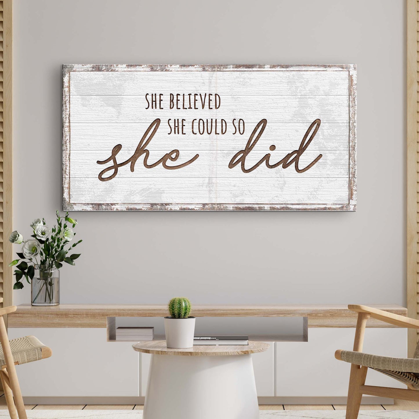 She Believed She Could So She Did Sign