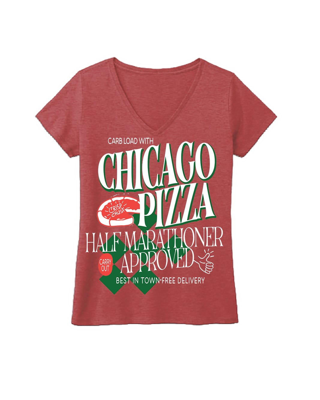 Chicago Half Marathoner Pizza