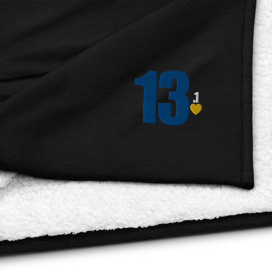 13.1 Embroidered Sherpa Blanket